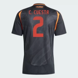 C. Cuesta #2 Kolumbien Fußballtrikots Copa America 2024 Auswärtstrikot Herren