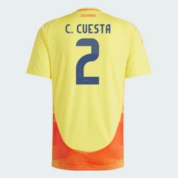 C. Cuesta #2 Kolumbien Fußballtrikots Copa America 2024 Heimtrikot Herren