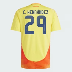 C. Hernandez #29 Kolumbien Fußballtrikots Copa America 2024 Heimtrikot Herren