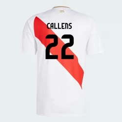 Callens #22 Peru Fußballtrikots Copa America 2024 Heimtrikot Herren
