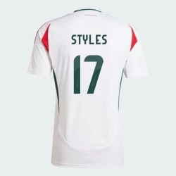 Callum Styles #17 Ungarn Fußballtrikots EM 2024 Auswärtstrikot Herren