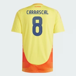 Carrascal #8 Kolumbien Fußballtrikots Copa America 2024 Heimtrikot Herren