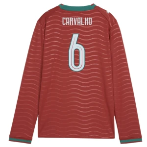 Carvalho #6 Portugal Fußballtrikot WM 2026 Heimtrikot Herren Langarm