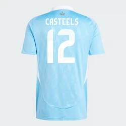 Casteels #12 Belgien Fußballtrikots EM 2024 Auswärtstrikot Herren