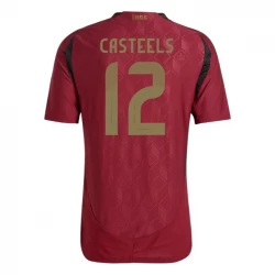 Casteels #12 Belgien Fußballtrikots EM 2024 Heimtrikot Herren