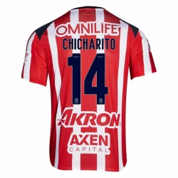 CD Guadalajara Chicharito #14 Fußballtrikot 2025-26 Heimtrikot Herren