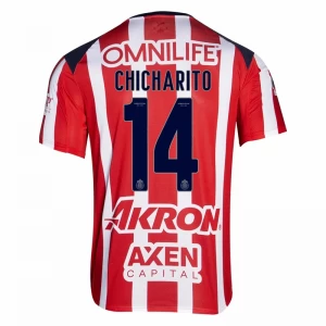 CD Guadalajara Chicharito #14 Fußballtrikot 2025-26 Heimtrikot Herren