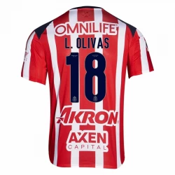 CD Guadalajara L. Olivas #18 Fußballtrikot 2025-26 Heimtrikot Herren