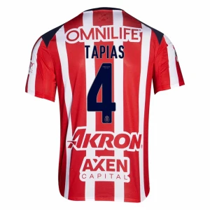 CD Guadalajara Tapias #4 Fußballtrikot 2025-26 Heimtrikot Herren