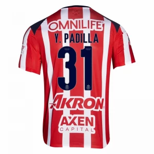 CD Guadalajara Y. Padilla #31 Fußballtrikot 2025-26 Heimtrikot Herren