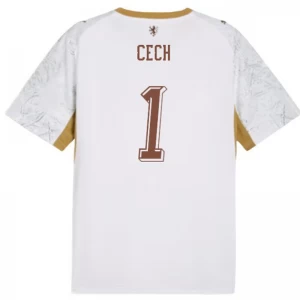 Cech #1 Tschechien Fußballtrikot WM 2026 Auswärtstrikot Herren