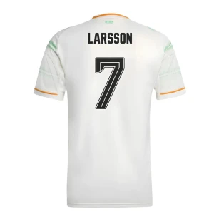 Celtic FC Fußballtrikot Larsson #7 2025-26 Ausweichtrikot Herren
