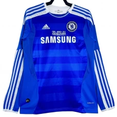 Chelsea FC Champions League Final Retro Trikot 2011-12 Heim Herren Langarm