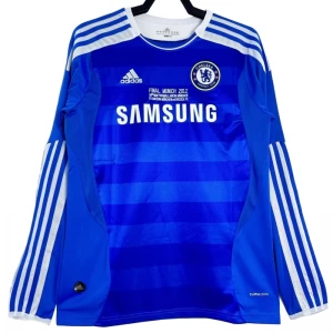 Chelsea FC Champions League Final Retro Trikot 2011-12 Heim Herren Langarm