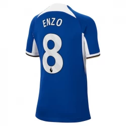 Chelsea FC Enzo Fernández #8 Fußballtrikots 2023-24 Heimtrikot Herren