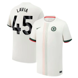 Chelsea FC Fußballtrikot 2025-26 Lavia #45 Auswärtstrikot Herren