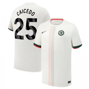 Chelsea FC Fußballtrikot 2025-26 Moisés Caicedo #25 Auswärtstrikot Herren