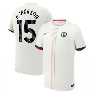 Chelsea FC Fußballtrikot 2025-26 N. Jackson #15 Auswärtstrikot Herren