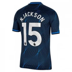 Chelsea FC Fußballtrikots 2023-24 N. Jackson #15 Auswärtstrikot Herren