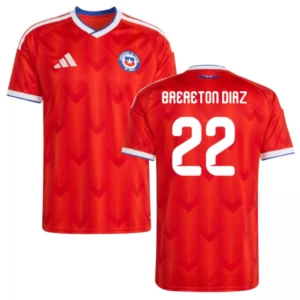 Chile Brereton Diaz #22 Fußballtrikot 2026 Heimtrikot Herren