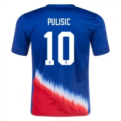 Christian Pulisic #10 USA Fußballtrikots Copa America 2024 Auswärtstrikot Herren