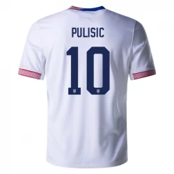 Christian Pulisic #10 USA Fußballtrikots Copa America 2024 Heimtrikot Herren