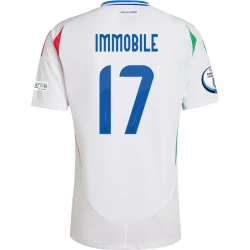 Ciro Immobile #17 Italien Fußballtrikots EM 2024 Auswärtstrikot Herren
