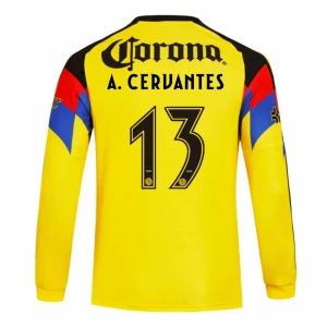 Club América A. CERVANTES #13 Fußballtrikot 2025-26 Heimtrikot Herren Langarm