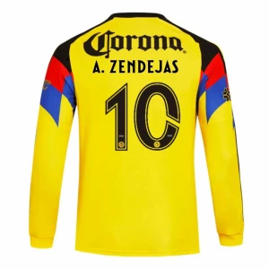 Club América A. ZENDEJAS #10 Fußballtrikot 2025-26 Heimtrikot Herren Langarm
