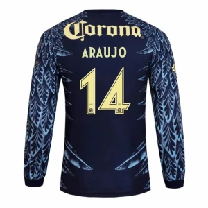 Club América Fußballtrikot 2025-26 ARAUJO #14 Auswärtstrikot Herren Langarm