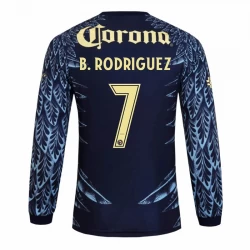 Club América Fußballtrikot 2025-26 B. RODRIGUEZ #7 Auswärtstrikot Herren Langarm