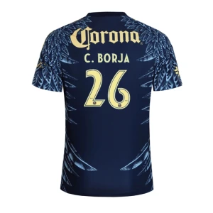 Club América Fußballtrikot 2025-26 C.BORJA #26 Auswärtstrikot Herren