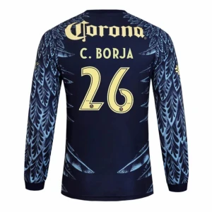 Club América Fußballtrikot 2025-26 C.BORJA #26 Auswärtstrikot Herren Langarm