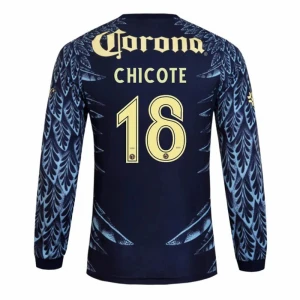 Club América Fußballtrikot 2025-26 CHICOTE #18 Auswärtstrikot Herren Langarm