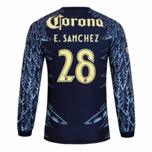Club América Fußballtrikot 2025-26 E. SANCHEZ #28 Auswärtstrikot Herren Langarm
