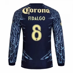 Club América Fußballtrikot 2025-26 FIDALGO #8 Auswärtstrikot Herren Langarm