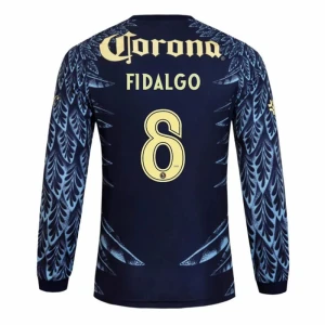 Club América Fußballtrikot 2025-26 FIDALGO #8 Auswärtstrikot Herren Langarm