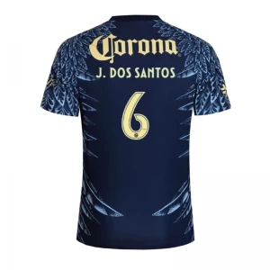 Club América Fußballtrikot 2025-26 J. DOS SANTOS #6 Auswärtstrikot Herren