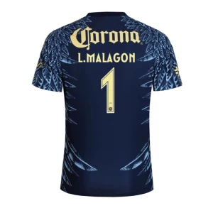 Club América Fußballtrikot 2025-26 L. MALAGON #1 Auswärtstrikot Herren
