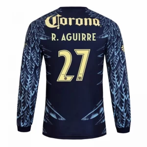 Club América Fußballtrikot 2025-26 R.AGUIRRE #27 Auswärtstrikot Herren Langarm