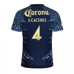 Club América Fußballtrikot 2025-26 S. CACERES #4 Auswärtstrikot Herren