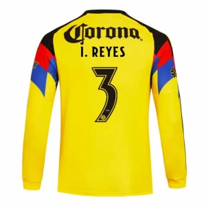 Club América I. REYES #3 Fußballtrikot 2025-26 Heimtrikot Herren Langarm