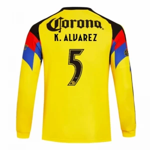 Club América K. ALVAREZ #5 Fußballtrikot 2025-26 Heimtrikot Herren Langarm