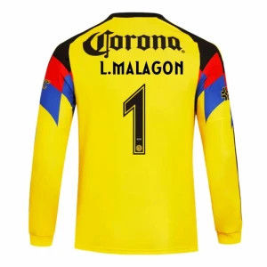 Club América L. MALAGON #1 Fußballtrikot 2025-26 Heimtrikot Herren Langarm
