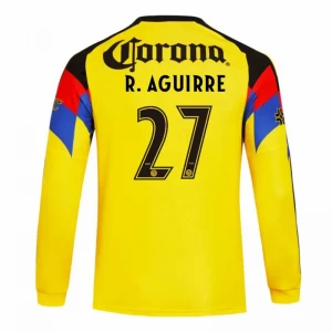 Club América R.AGUIRRE #27 Fußballtrikot 2025-26 Heimtrikot Herren Langarm