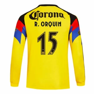 Club América R. ORQUIN #15 Fußballtrikot 2025-26 Heimtrikot Herren Langarm