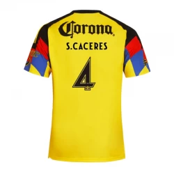 Club América S. CACERES #4 Fußballtrikot 2025-26 Heimtrikot Herren