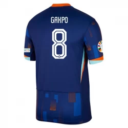 Cody Gakpo #8 Niederlande Fußballtrikots EM 2024 Auswärtstrikot Herren