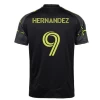Columbus Crew Fußballtrikot 2025-26 Hernandez #9 Auswärtstrikot Herren