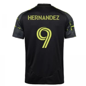 Columbus Crew Fußballtrikot 2025-26 Hernandez #9 Auswärtstrikot Herren